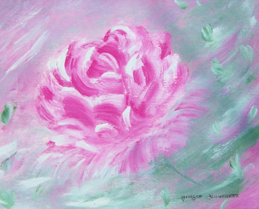 Flower Painting - For Eleanor by Ginger Lovellette