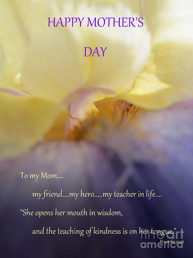 Inspirational Photograph - For Mom by Lne Kirkes