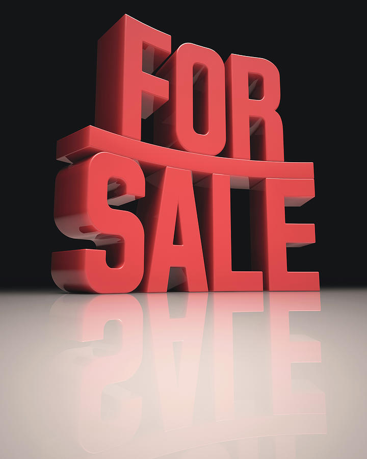 For Sale Sign Photograph by Ktsdesign/science Photo Library
