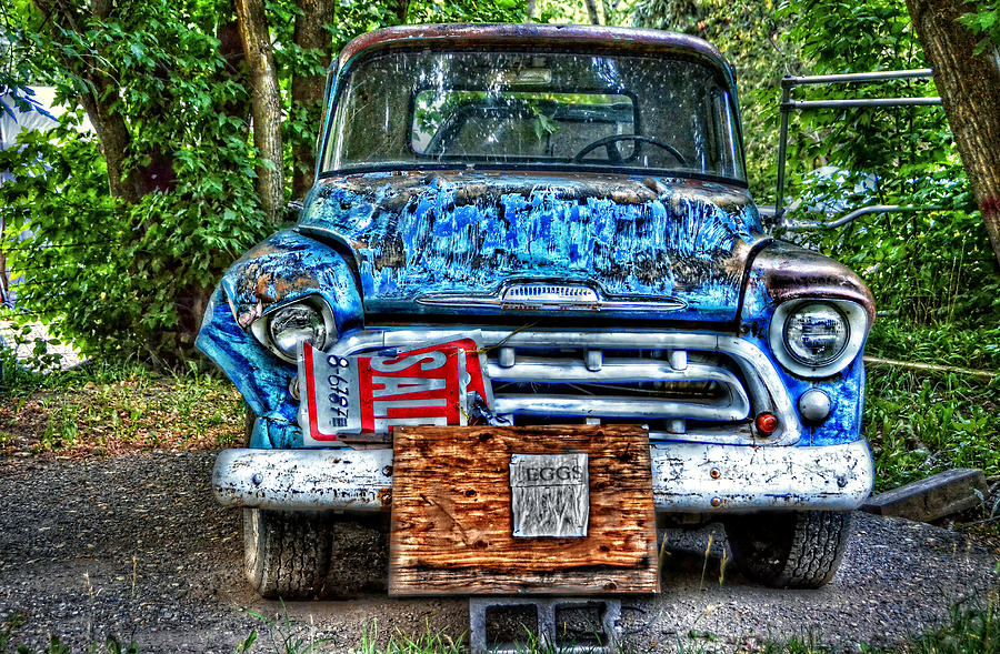 For Sale Truck and Eggs Photograph by Ken Smith
