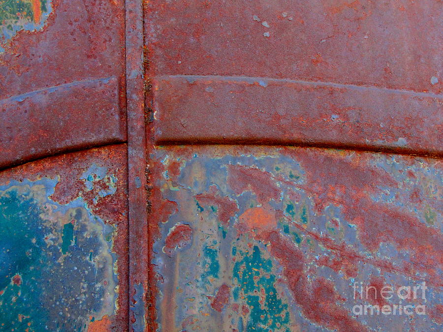 Pattern Photograph - For The Love of Rust II by Marilyn Smith