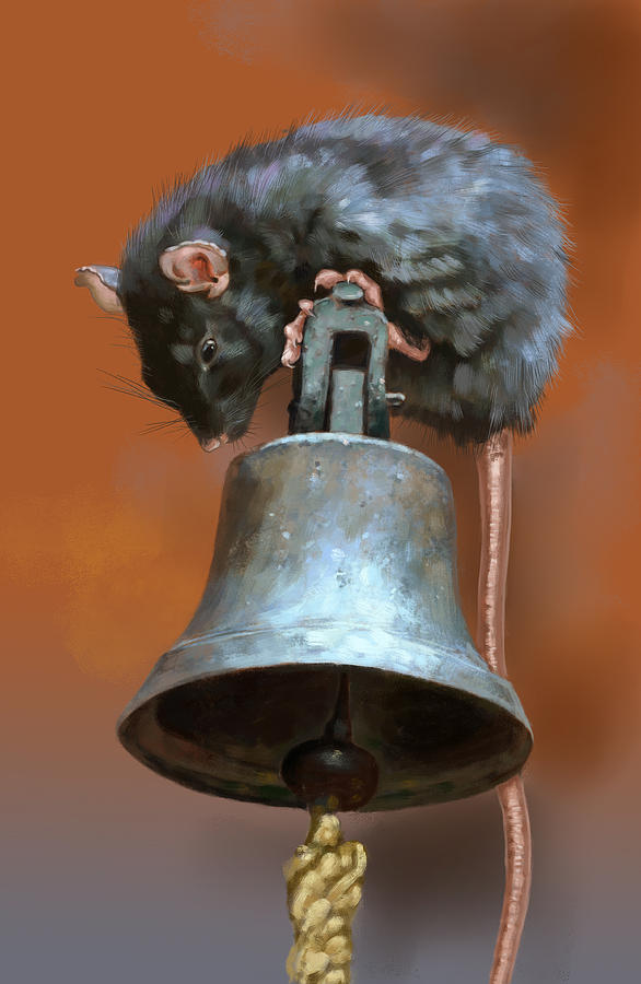 For Whom the Bells Toll Digital Art by Arie Van der Wijst