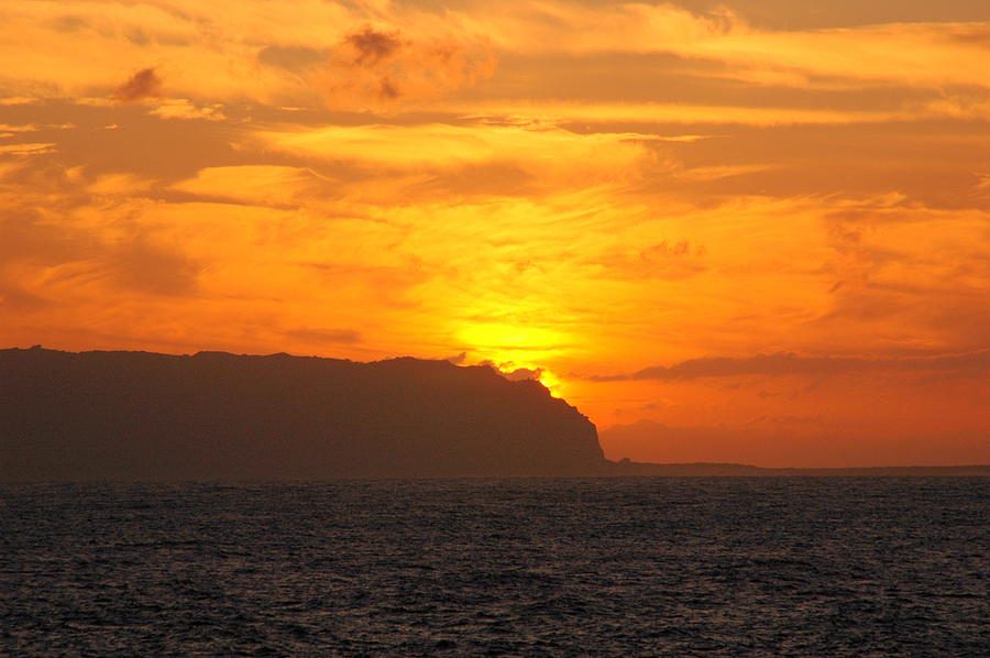 Forbidden Sunset Niihau Photograph by Kimo Fernandez