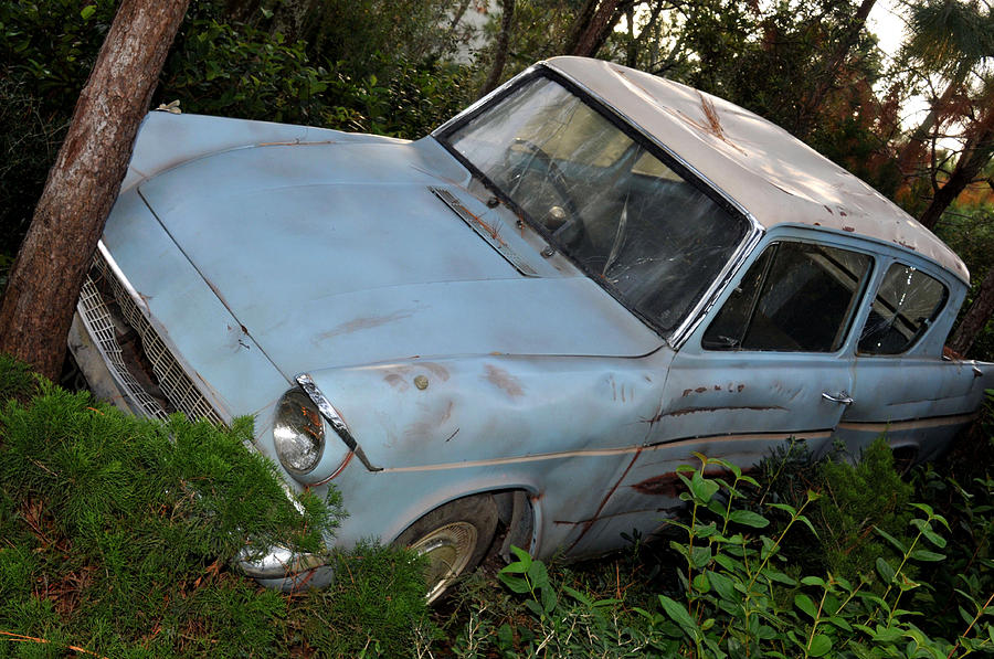 Ford Anglia Photograph By Rebecca Parker - Fine Art America