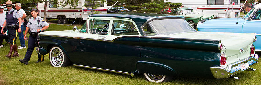Ford classic automobile Photograph by Mick Flynn