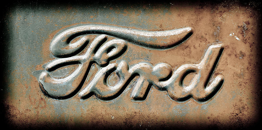 Ford Emblem Photograph by Athena Mckinzie