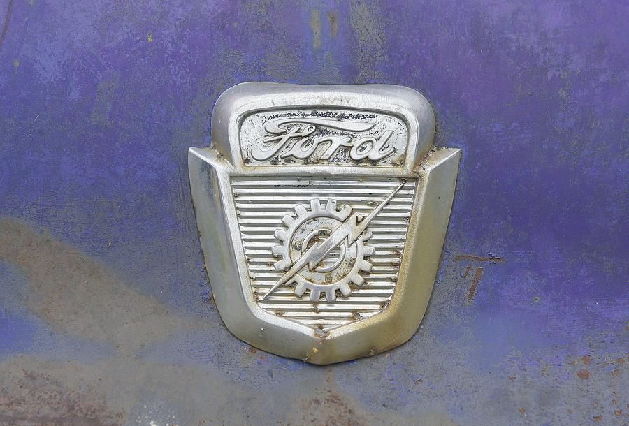 Ford Emblem Photograph by Laurie Perry