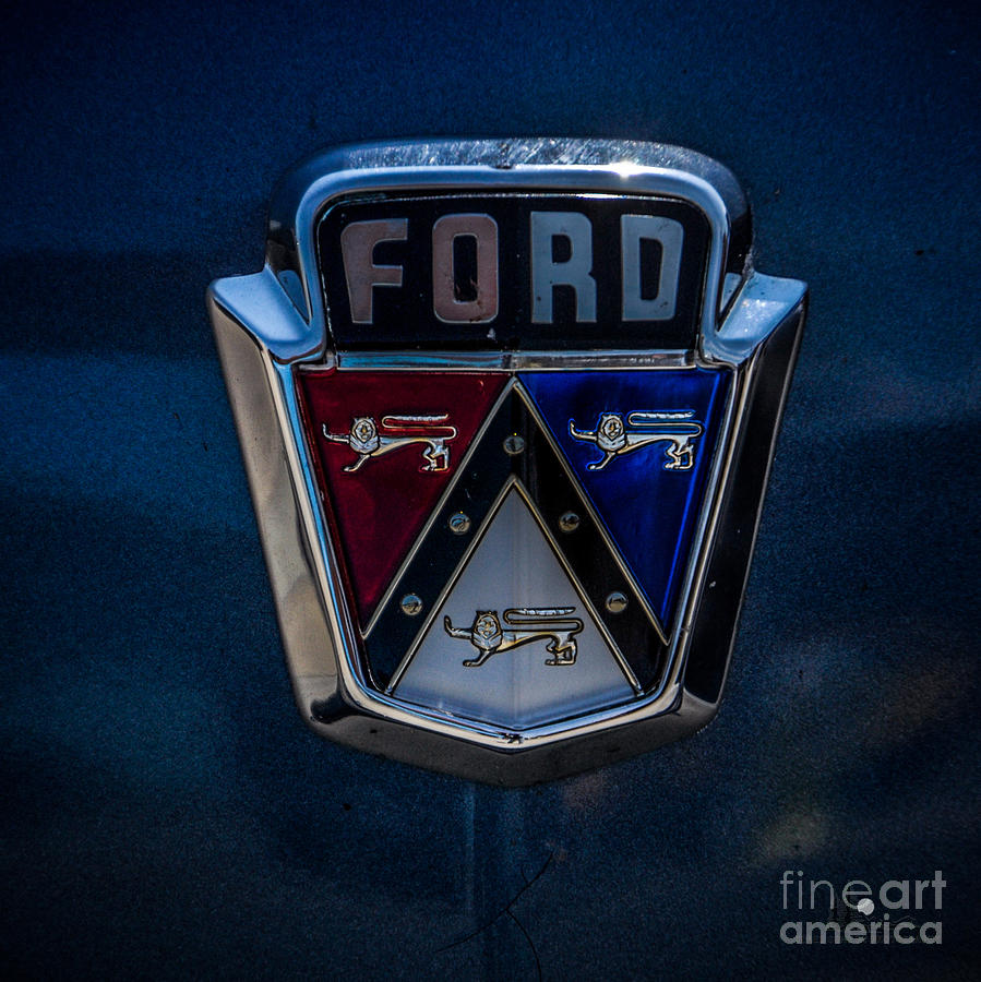 Ford Emblem Photograph by Ronald Grogan