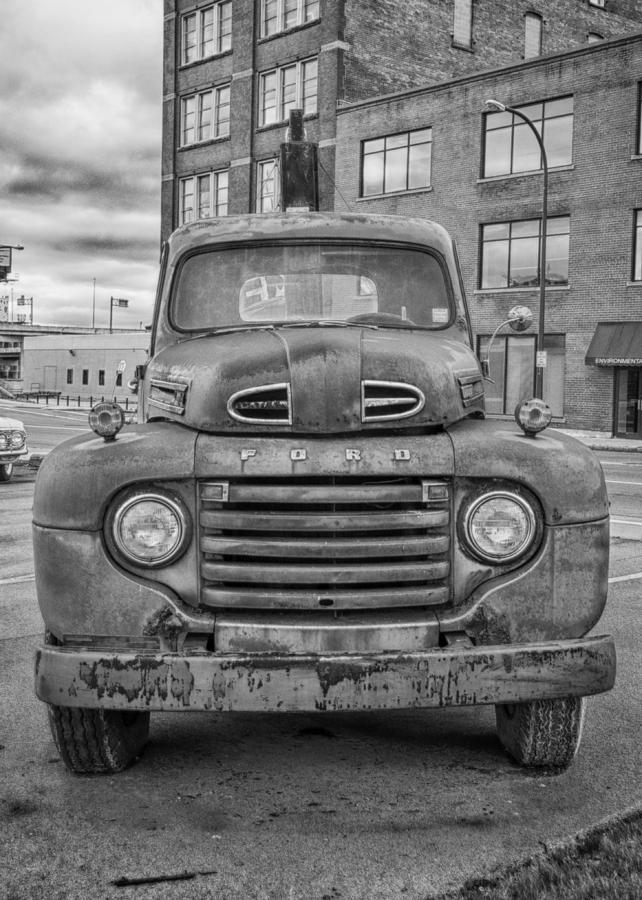 Ford F-6 Flatbed Truck 8539 Photograph by Guy Whiteley