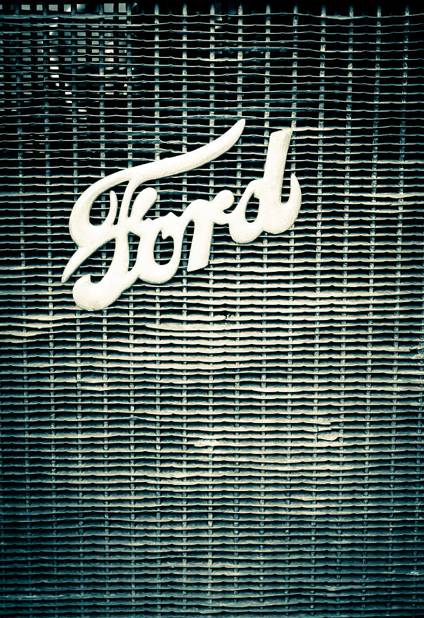 Ford Grill Photograph by Colleen Kammerer