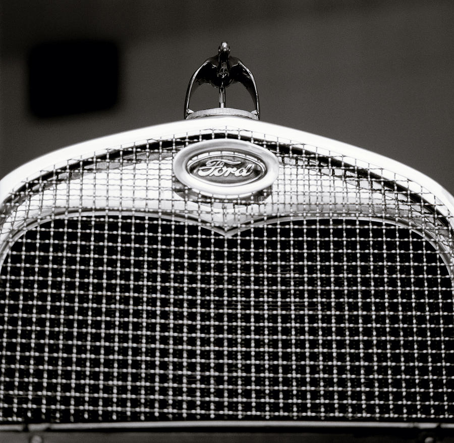 Ford Badge And Grille Photograph by Shaun Higson