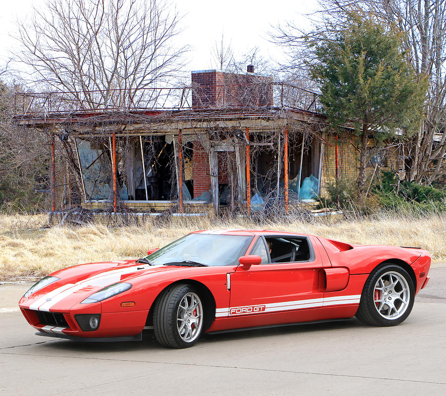 Ford GT at Lays Motor Lodge Photograph by Christopher McKenzie