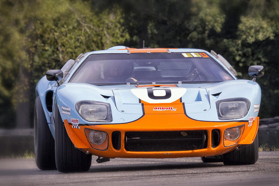 Ford GT40 On Track Photograph by Alan Raasch