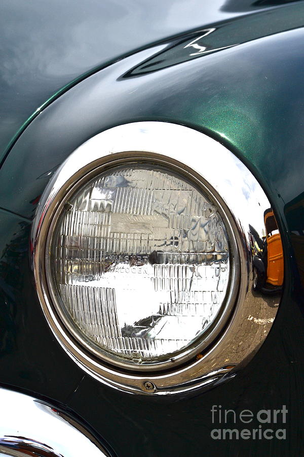 Ford Headlight Photograph by Dean Ferreira