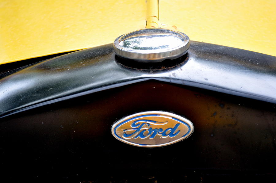 Ford Model A Badge Photograph by Marty Koch