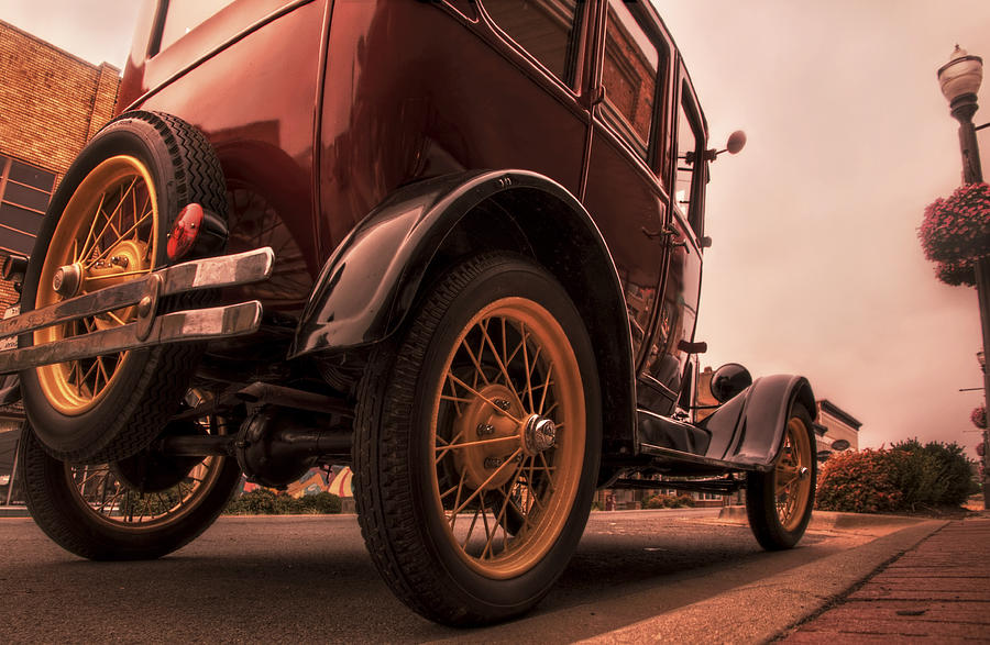 Ford Model A - Classic Car - Antique Photograph by Jason Politte