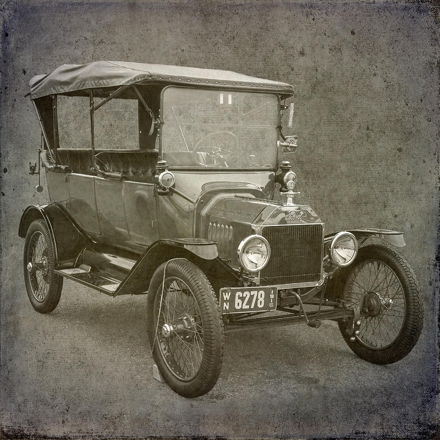 Vintage Photograph - Ford Model T by Angie Vogel
