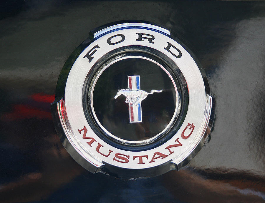Ford Mustang Emblem Photograph by Morris McClung