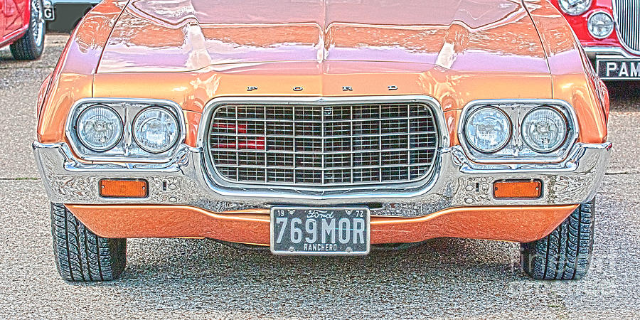 Ford Ranchero Grill HDR  Photograph by Terri Waters