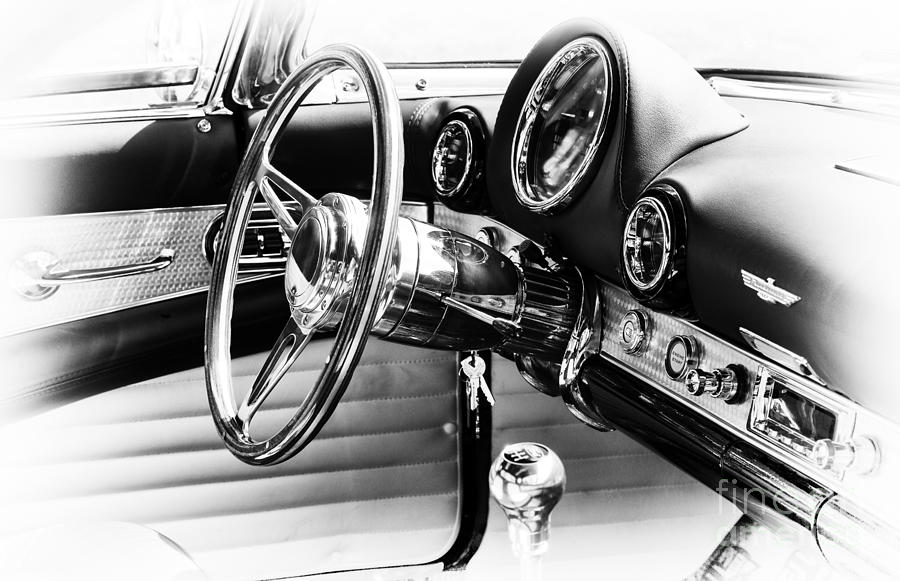 Car Photograph - Ford Thunderbird Interior by Tim Gainey