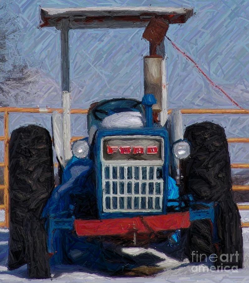 Ford Tractor Photograph by Kathryn Cornett