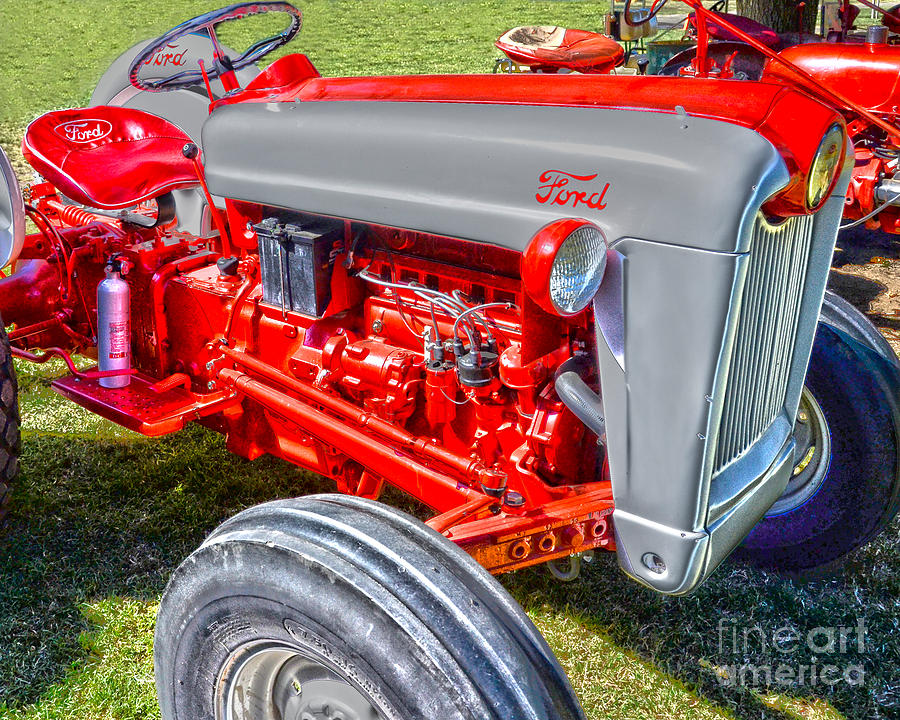 San Diego Photograph - Ford Tractor by Baywest Imaging