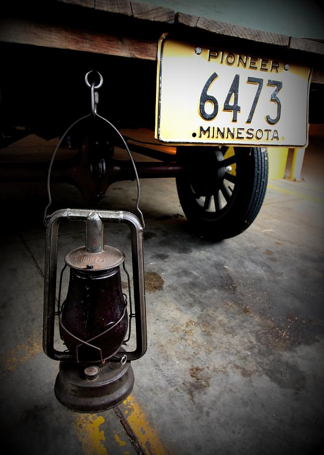 Ford truck With Rear Dietz Kerosene Lantern Photograph by Amanda Stadther