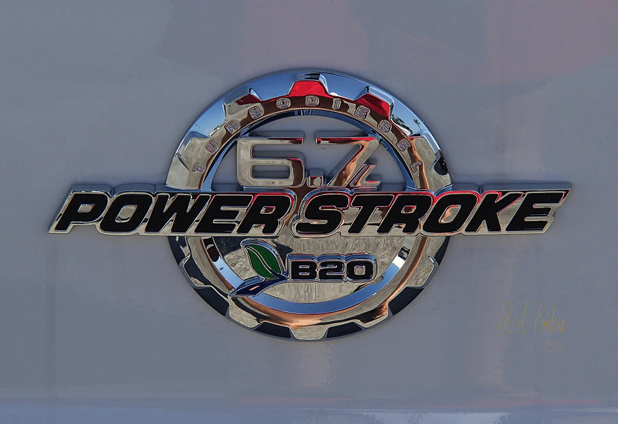 Ford Turbodiesel 6 7L Power Stroke B20 Photograph by Roy Erickson - Pixels