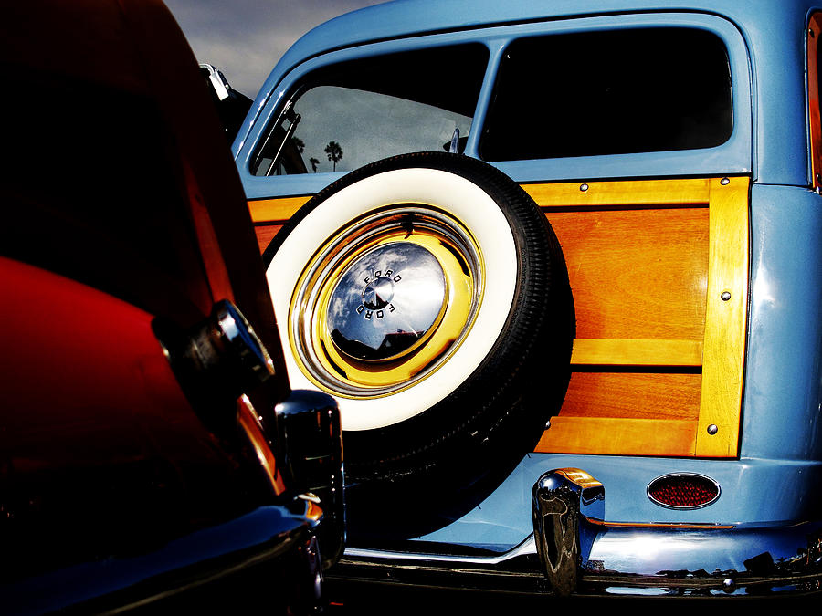 Ford Woodie Wagon Photograph by James David Phenicie