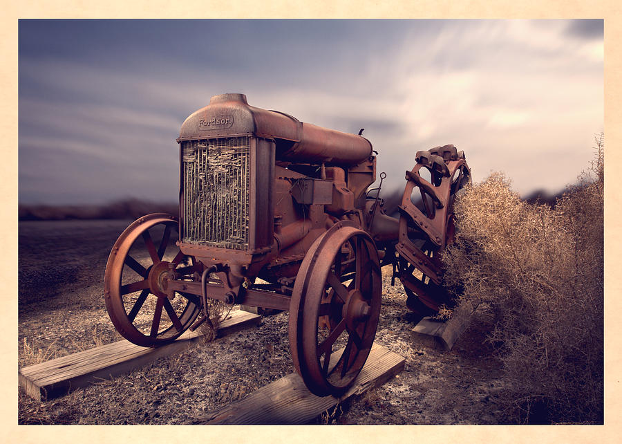 Vintage Photograph - Fordson F Tractor by Yo Pedro