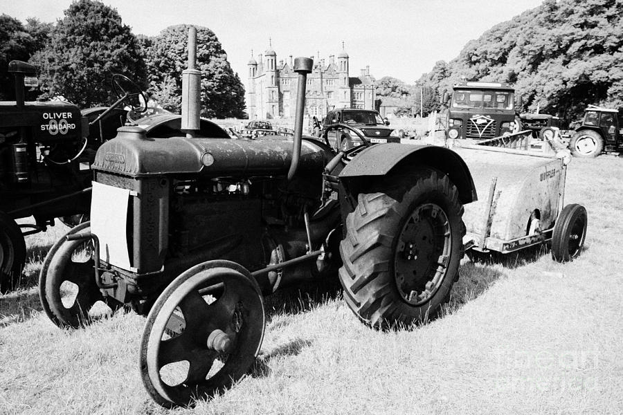 Holiday Photograph - fordson model N standard tractor during vintage tractor rally at glenarm castle open day county antrim northern ireland by Joe Fox