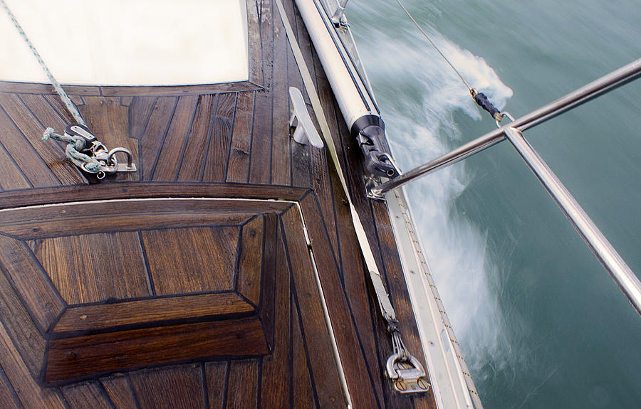 Foredeck Photograph by Gary Eason