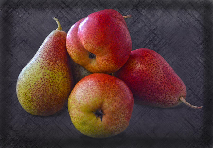 Pear Photograph - Forelle Pears by Sandi OReilly