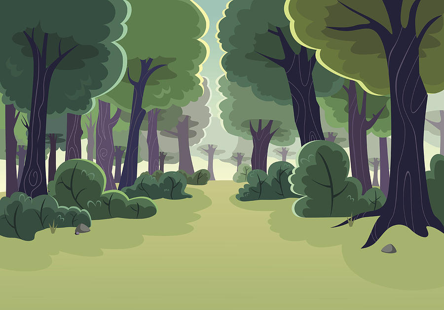 Forest Drawing by CandO_Designs