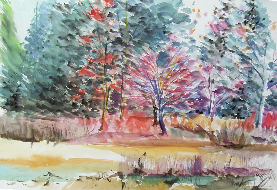 Forest End 2 Pastel by Vaidos Mihai