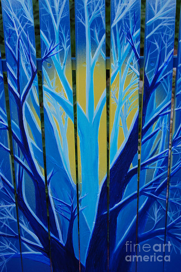 Forest Fence by jrr Painting by First Star Art