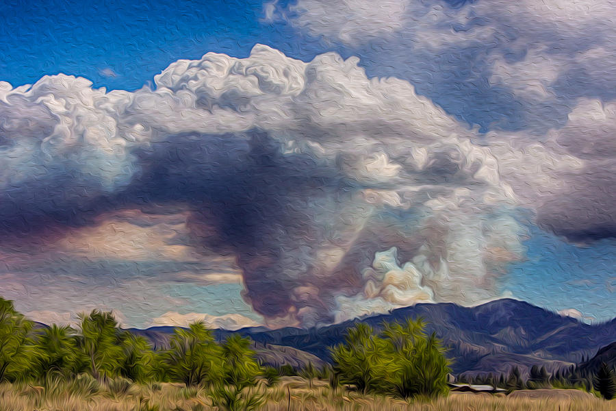 Forest Fire South of Twisp Photograph by Omaste Witkowski