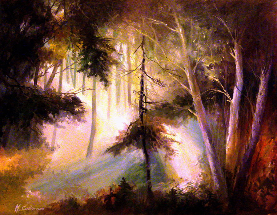 Magic Painting - Forest Forest Forest by Mikhail Savchenko