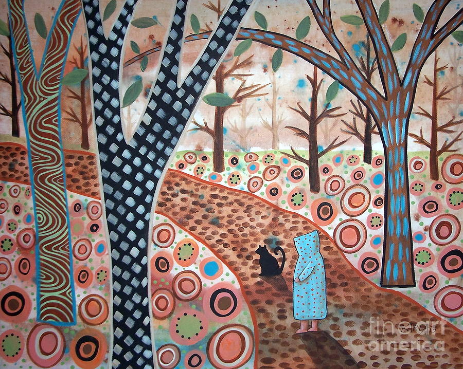 Tree Painting - Forest Garden by Karla Gerard