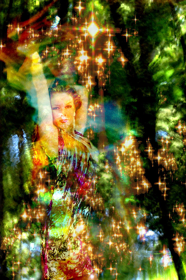 Nature Digital Art - Forest Goddess 4 by Lisa Yount