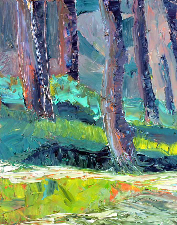 Forest in Motion Painting by Julie Maas