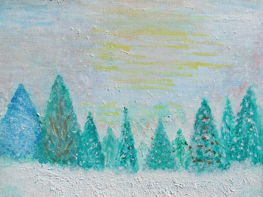 Forest in Winter by Edie Schmoll Forest in Winter by Edie Schmoll