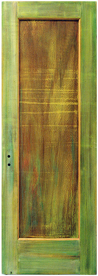 Forest Painted Door Sculpture by Asha Carolyn Young