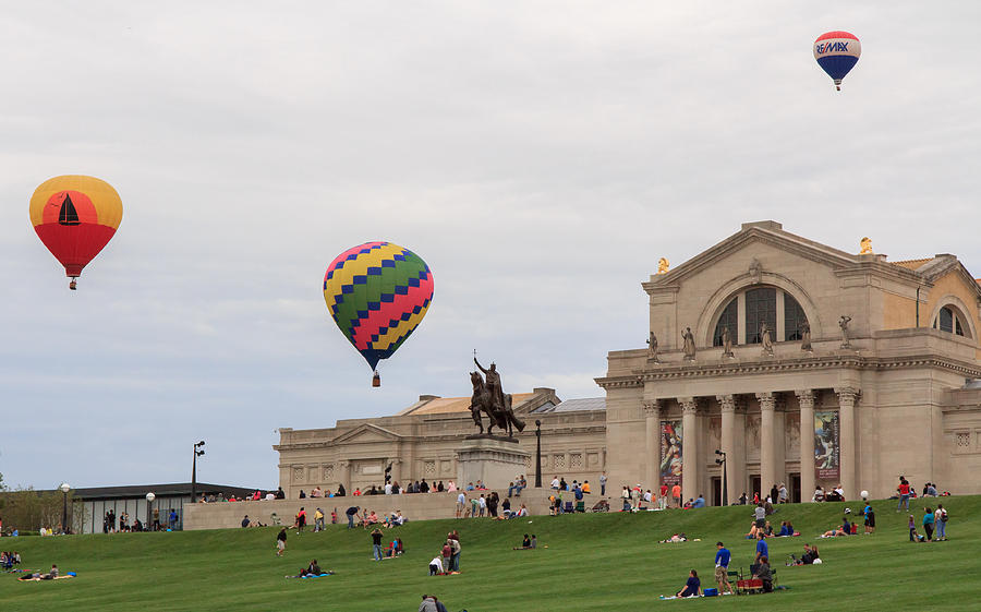 St. Louis Photograph - Forest Park Balloon Race by Scott Rackers