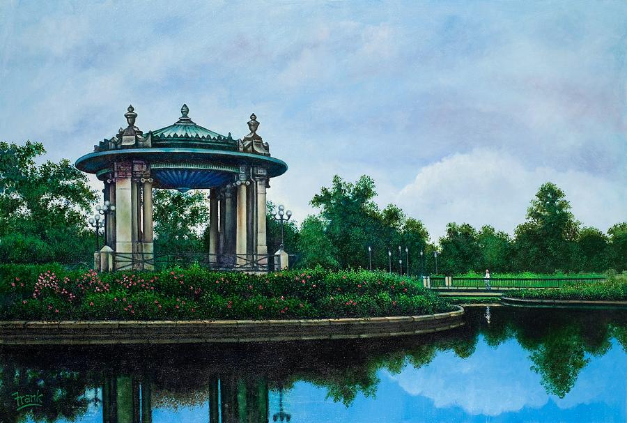 Forest Park Muny Bandstand II Painting by Michael Frank
