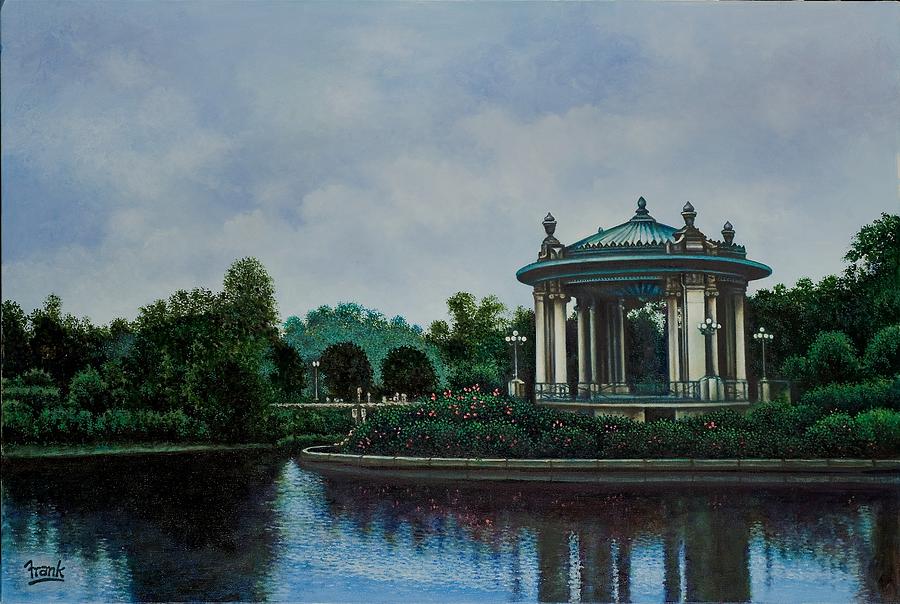Forest Park Muny Bandstand Painting by Michael Frank