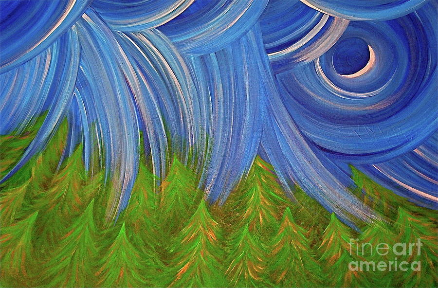 Forest Rain by jrr Painting by First Star Art