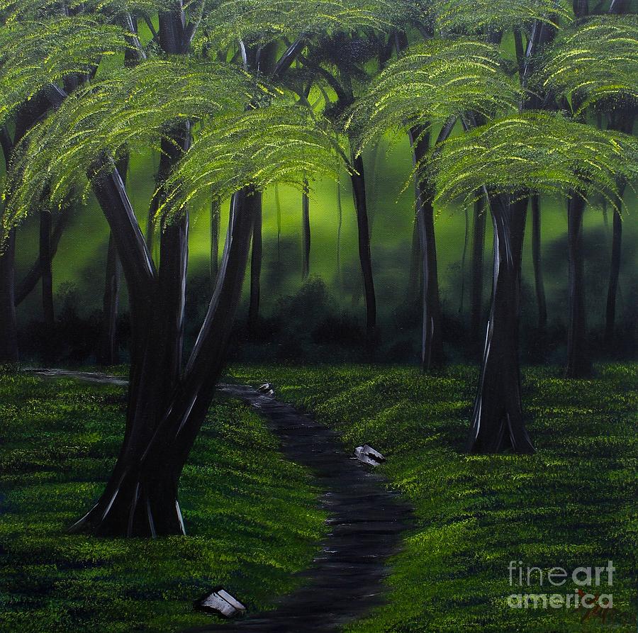 Forest Walk Painting