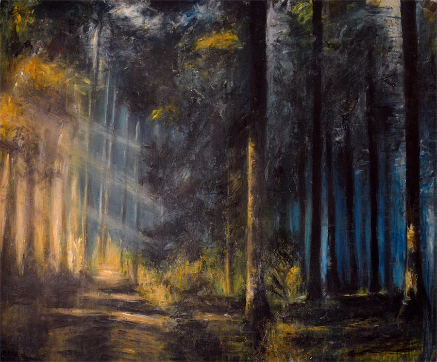 Foresta Painting by Escha Van den bogerd