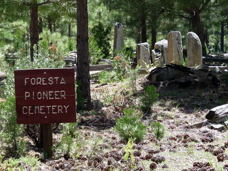 Foresta Pioneer Cemetery Photograph by Jeff Lowe